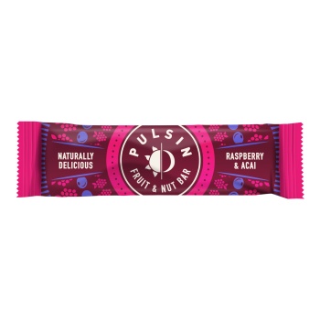 Baton Pulsin cu Fructe, Nuci, Acai si Zmeura 35 gr